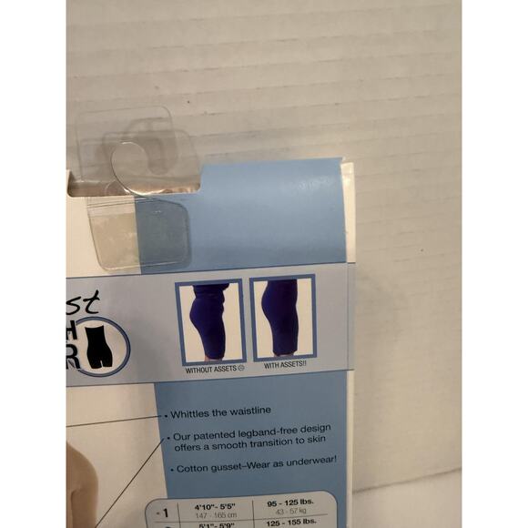 Assets by Sara Blakely Hi-Waist Mid-Thigh Shaper Womens 3 Spanx Control Shapewea - Picture 6 of 7